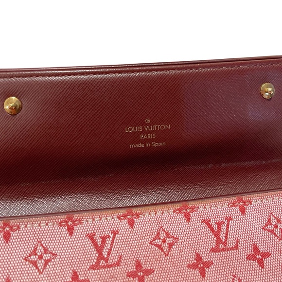 Louis Vuitton Pink Red Denim Long Wallet - Picture 7 of 7